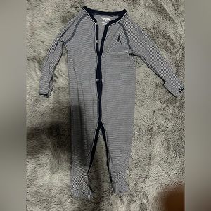 Blue & White 6 month Polo onesie